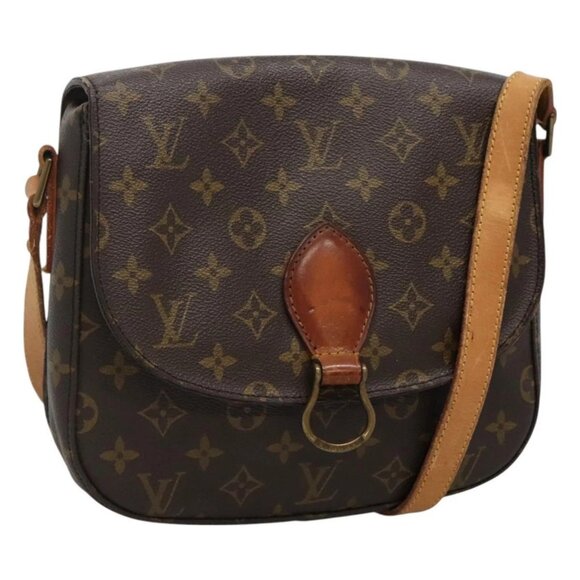 LOUIS VUITTON Monogram Saint Cloud GM Shoulder Bag M51242 LV Auth 128339 - Picture 1 of 16